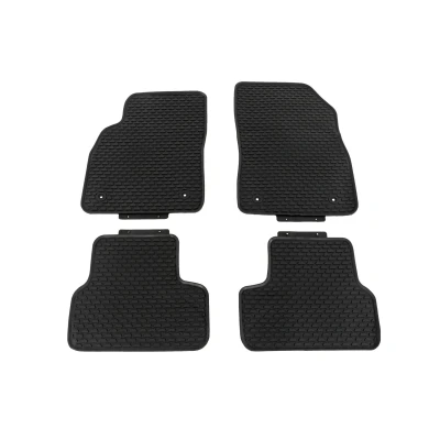Afbeelding van VAICO V51 0409 Vloermatset Rubber voor en achter 4 zwart Op maat gemaakt OPEL: Astra J Sports Tourer, Hatchback