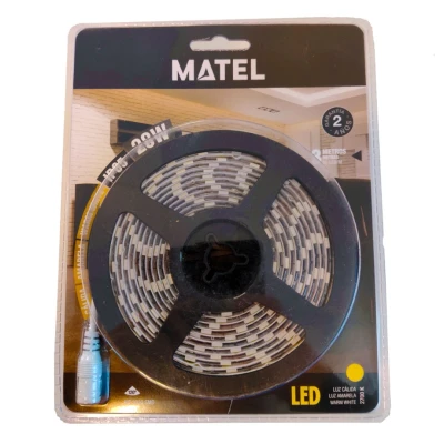 Afbeelding van Complete set 3 meter led strip Warm wit Waterproof