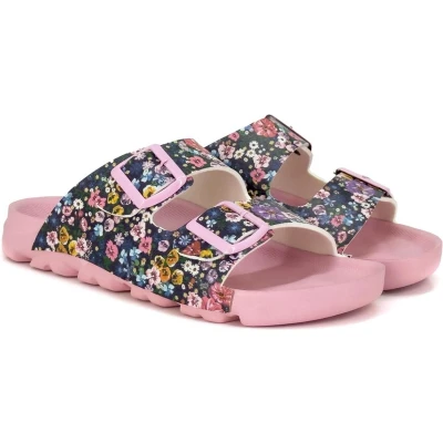 Afbeelding van GOBY Gebloemd Slipper Handgemaakt Premium Kwaliteit Maat 40