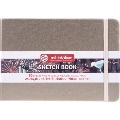 Afbeelding van Talens Art Creation Schetsboek Roze Champagne 21 x 14.8 cm 140 g 80 Vellen