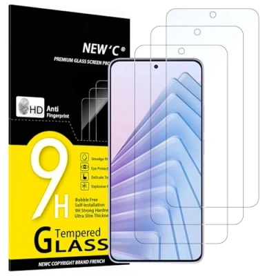 Afbeelding van NEW&#039;C 3 Stuks, Screen Protector voor Xiaomi Redmi Note 14 5G/4G, Gehard Glass Schermbeschermer Film 0.33 mm ultra transparant, resistent