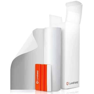 Afbeelding van Luxshield lakbeschermingsfolie 15x100cm voor auto&#039;s, motorfietsen, fietsen beschermfolie transparant mat, zelfklevend, verkocht per meter uit Duitsland