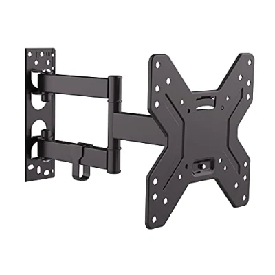 Afbeelding van Muursteun voor tv met arm Axil 0591E 17&quot; 42&quot; 25 Kg Zwart