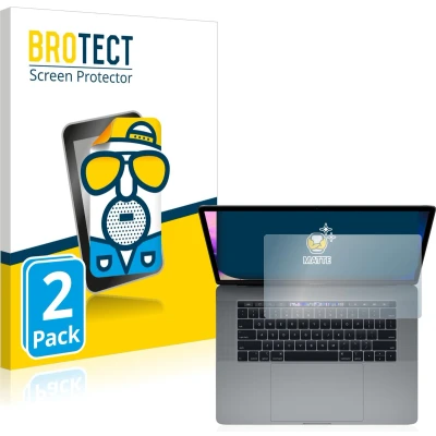 Afbeelding van BROTECT Screenprotector voor Apple MacBook Pro 15&quot; 2019 (Touch Trackpad) Folie Beschermfolie matte (2 Stuks)