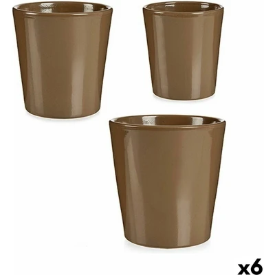 Afbeelding van Pottenset Taupe Klei (6 Stuks)