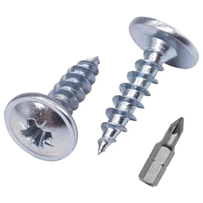Afbeelding van 100 stuks verzinkt staal 5,0 x 20 mm houtschroeven, metalen schroeven, gemodificeerde truss kop, zelftikken (100, mm)