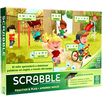 Afbeelding van Mattel Games Scrabble Engels leren (Mattel GGB31)