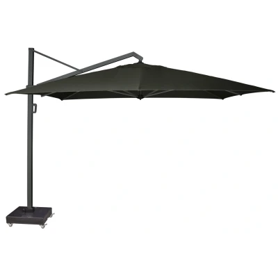 Afbeelding van Zweefparasol Platinum Icon Premium Faded Black 23 (350 x 350 cm)