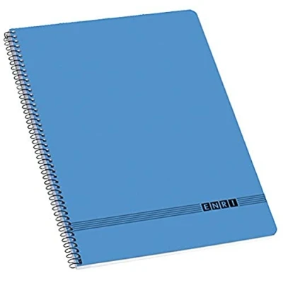 Afbeelding van Schrift ENRI A4 Blauw (10 Stuks)