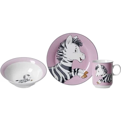 Afbeelding van Ritzenhoff &amp; Breker Kinderservies set Happy Zoo, Zoe (set, 3 delig)