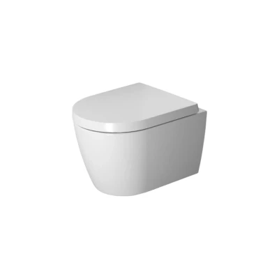 Afbeelding van Duravit starck me wandcloset diepspoel compact rimless 37x48cm 4 5l met verdekte bevestiging mat wit 2530092600