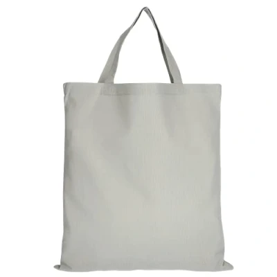 Afbeelding van TEXXILLA Katoenen tassen, verpakking van 5 stuks, 50 stuks in 28 kleuren, met twee korte hengsels, 38 x 42 cm, jutetas, onbedrukt, kleur: lichtgrijs, aantal:
