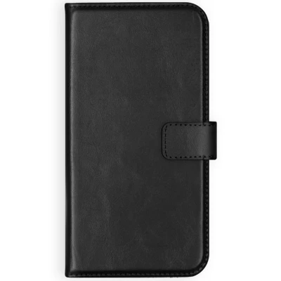 Afbeelding van OnePlus 7 Pro Hoesje Echt leder Selencia Bookcase Zwart Telefoonhoesje