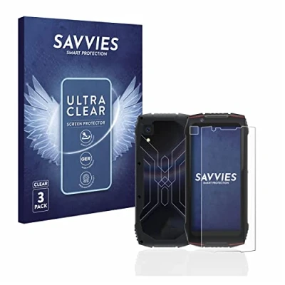 Afbeelding van Savvies (6 Stuks) Schermbeschermer voor Cubot King Kong Mini 3 (Voor+Camera) Screen Protector Ultra Transparant