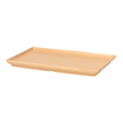 Afbeelding van Broste Copenhagen Eli bord 17,6x20 cm Matte light camel