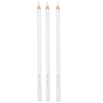 Afbeelding van wit houtskoolpotlood, 3 stuks houtskoolpotlood schetshoutskoolpotlood voor kunstbenodigdheden, schetsen Professionele tekening markeerstift