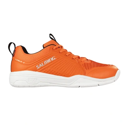 Afbeelding van Salming Eagle 2 Unisex Handbalschoenen, Maat: 41 1/3, Nectarine/black Textiel/ synthetisch