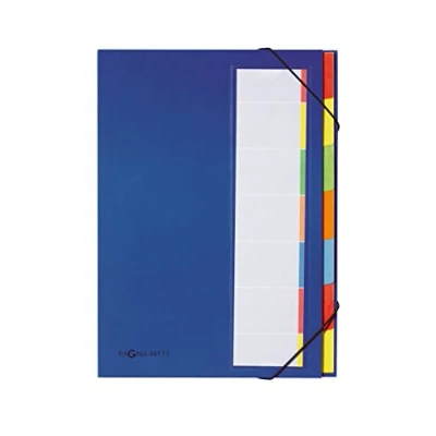 Afbeelding van Pagna 44171 02 Descorganizer 7 delig Color omslag, hoekspanrubber, rekbare rug gekleurde grepen, blauw
