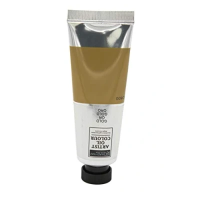 Afbeelding van Magi® Artist Olieverf, 50 ml tube fijne kunstenaarskwaliteit, 30 hoogwaardige kleuren om te schilderen goud