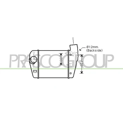 Afbeelding van PRASCO AD034N004 Intercooler AUDI: A6 C6 Sedan