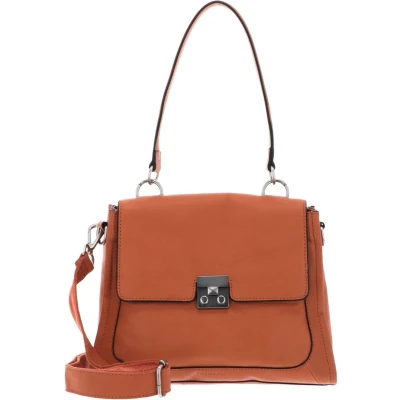 Afbeelding van FREDsBRUDER Leren Schoudertas Treasure Shoulderbag Burned Orange Oranje