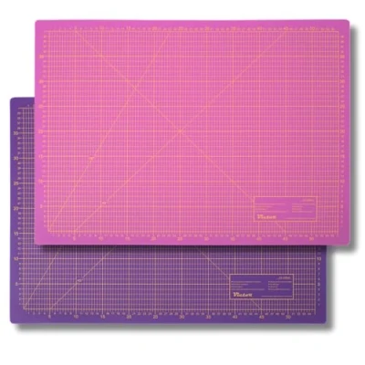 Afbeelding van Snijmat Groen Zwart 90x120cm 3 laags A0 Zelfherstellend Knutselonderlegger Snijonderlegger Bureauonderlegger Bureaunaaionderlegger