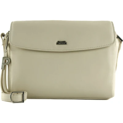 Afbeelding van PICARD Leren Schoudertas Really Crossbody Bag Cream Crème