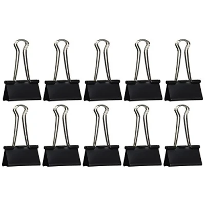 Afbeelding van Rapesco FBC410B1 41mm Foldback Clips, Zwart, 10 Stuk