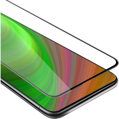 Afbeelding van Cadorabo Screenprotector geschikt voor Honor 9X Volledig scherm pantserfolie Beschermfolie in TRANSPARANT met ZWART Gehard (Tempered) display beschermglas 9H hardheid 3D Touch