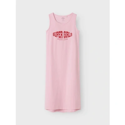 Afbeelding van Name It kids meisjes jurk VIPPA Pink Frosting Super Girls Regular Fit