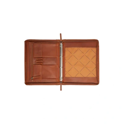 Afbeelding van The Chesterfield Brand Moreton Schreibmappe Handtas, Maat: One Size, Cognac