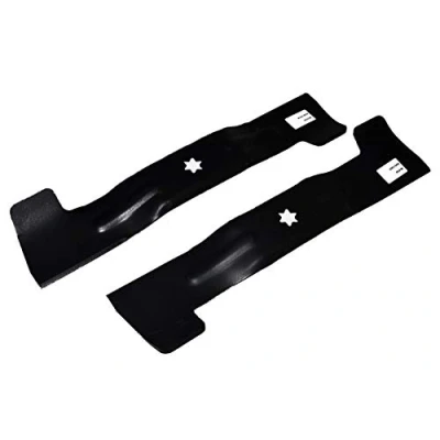 Afbeelding van 2 x 46,5 cm zitmaaier messenset voor MTD/Gutbrod/Yard Man/Fleurelle 742 0672, 0673/742 0659, 0660/742 04020, 04021/742 04020A, 74020A 42 04. 021A rechts + links