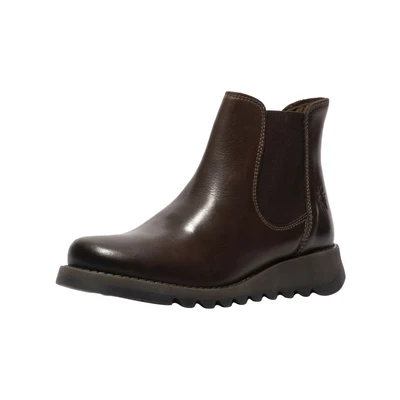 Afbeelding van Fly London Salv Chelsea laarzen voor dames, Donkerbruin 001, 36 EU