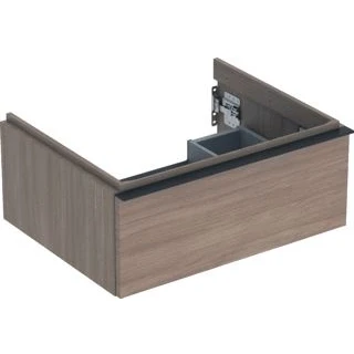 Afbeelding van Geberit iCon wastafelonderbouwkast met 1 schuiflade, eiken 592 x 247