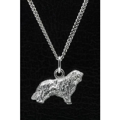 Afbeelding van Zilveren Bergamaso ketting hanger groot