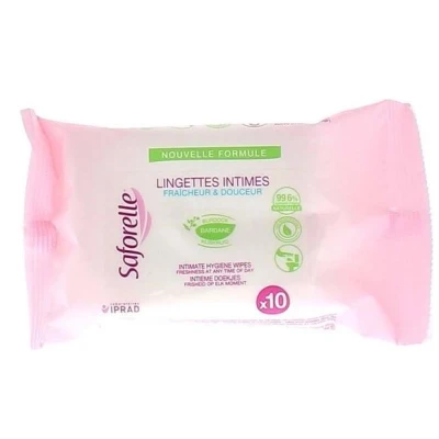 Afbeelding van Saforelle Lingettes Flushable 10