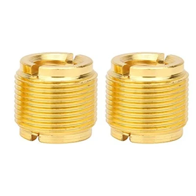 Afbeelding van Mikrofon Schraubadapter Universeller Mikrofonclip mit 5/8 Zoll Stecker auf 3/8 Buchse, 2er Pack