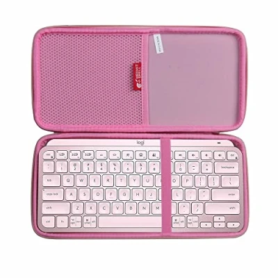 Afbeelding van Hermitshell Hard Travel Case voor Logitech MX toetsen, Mini Minimalistisch Draadloos Verlicht Toetsenbord (Rose Gold)