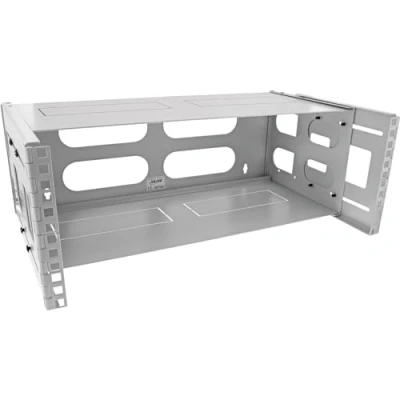 Afbeelding van InLine 19&quot; Rack voor wandmontage, 4HE, 24 40cm diep, met afdekking, grijs