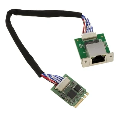 Afbeelding van KALEA INFORMATIQUE M2 M.2 NGFF E A Key 2.5 Gigabit RJ45 LAN ethernet 10 100 1000 1G 2.5G kaart met Intel I226 SRKTV chipset