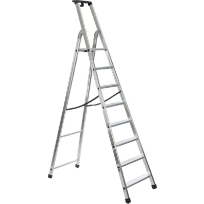 Afbeelding van INDUSTRIELE TRAPLADDER 8 TREDEN QUADRA