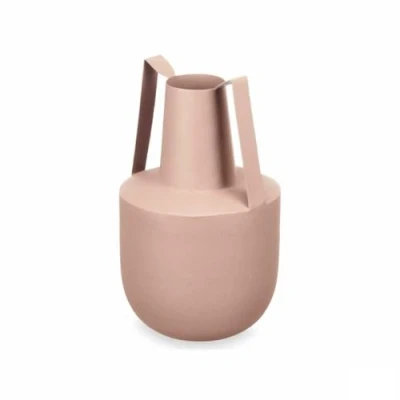 Afbeelding van Vaas Met handvatten Zand Staal 14 cm (6 Stuks)