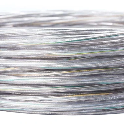 Afbeelding van kabel 3 aderig transparant kunststof stroomkabel / 3x0,75 mm2 elektrische draad 5m