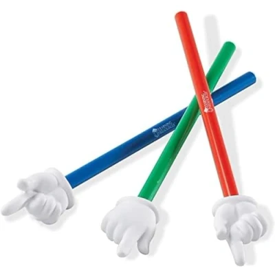 Afbeelding van Learning Resources Leerling Hand Wijzers 3 Stuks Set, Geassorteerd