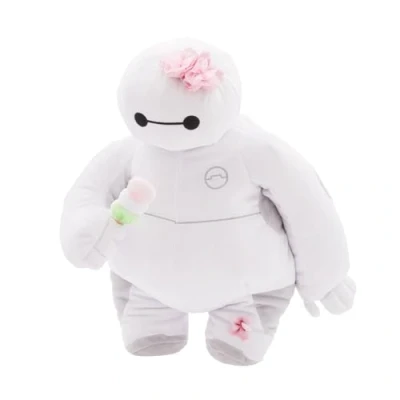 Afbeelding van Disney Store Officiële Baymax Knuffel, Pixar&#039;s Big Hero 6, 34cm / 13&quot;, Sakura Collectie, Robot Knuffel met Kersenbloesem Bloemen, Geschikt vanaf de Geboorte, 0+