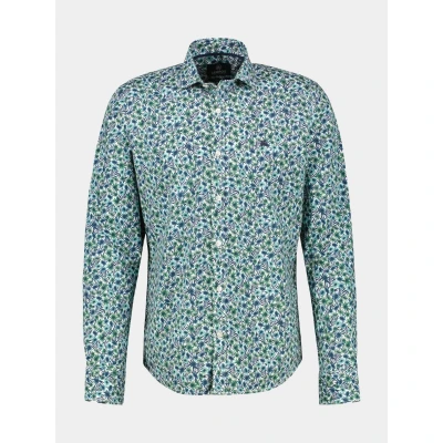 Afbeelding van Lerros Lange mouw overhemd Heren L 612 SAGE GREEN Katoen 2521329