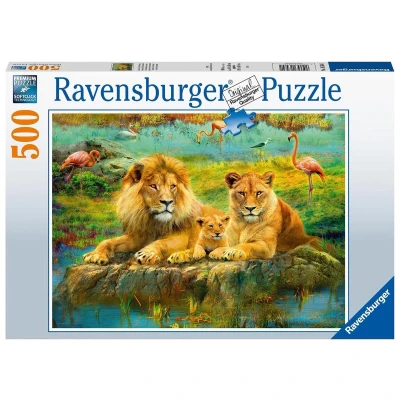 Afbeelding van Ravensburger Leeuwen in de savanne legpuzzel 500 stukjes