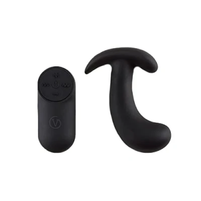 Afbeelding van Virgite Prostaat Massager met afstandsbediening SHE HAS THE POWER zwart