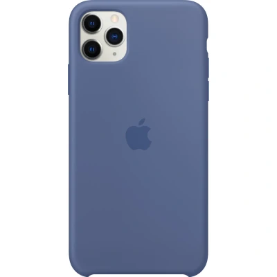 Afbeelding van Apple Siliconen Hoesje iPhone 11 Pro Max blauw
