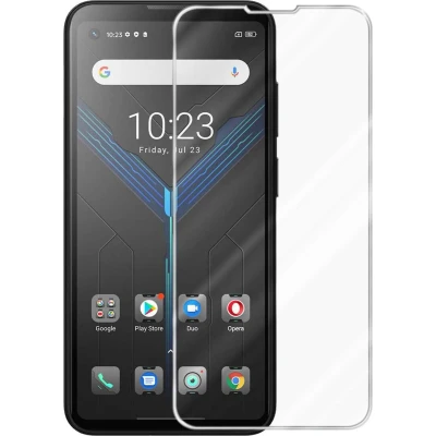 Afbeelding van Cadorabo Screenprotector geschikt voor Blackview BL5000 Pantser film Beschermende in KRISTALHELDER Geharde (Tempered) display beschermglas 9H hardheid met 3D Touch
